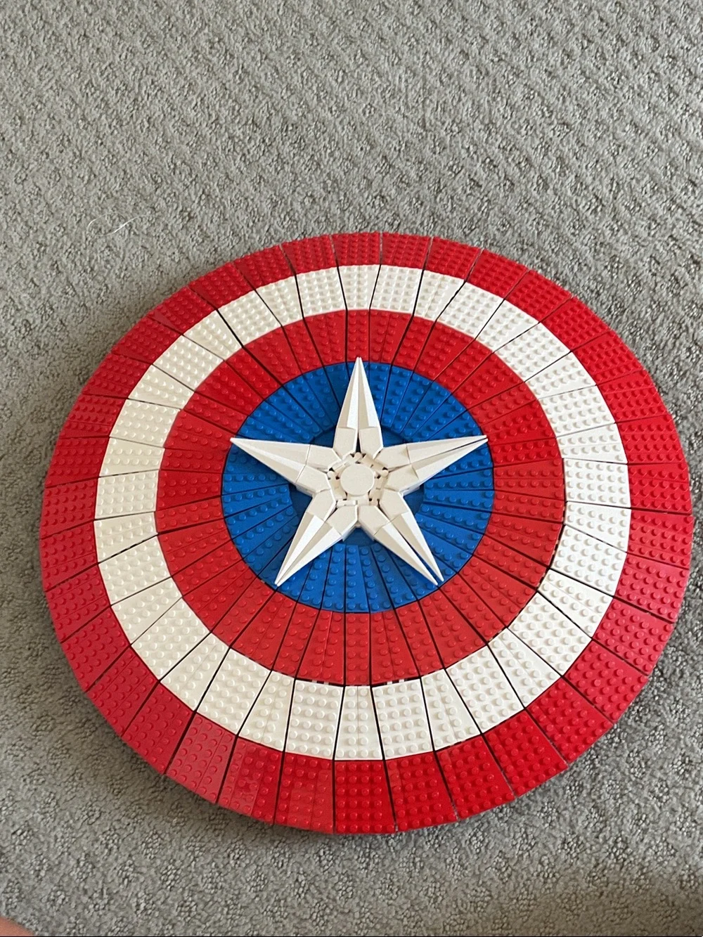 Lego Red White Blue Captain America Shield